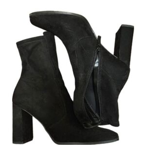 Black Aldo square toe boot size 10